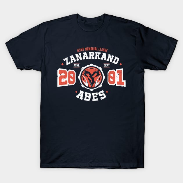 Zanarkand Abes Athletic Shirt Distressed T-Shirt by The_SaveState